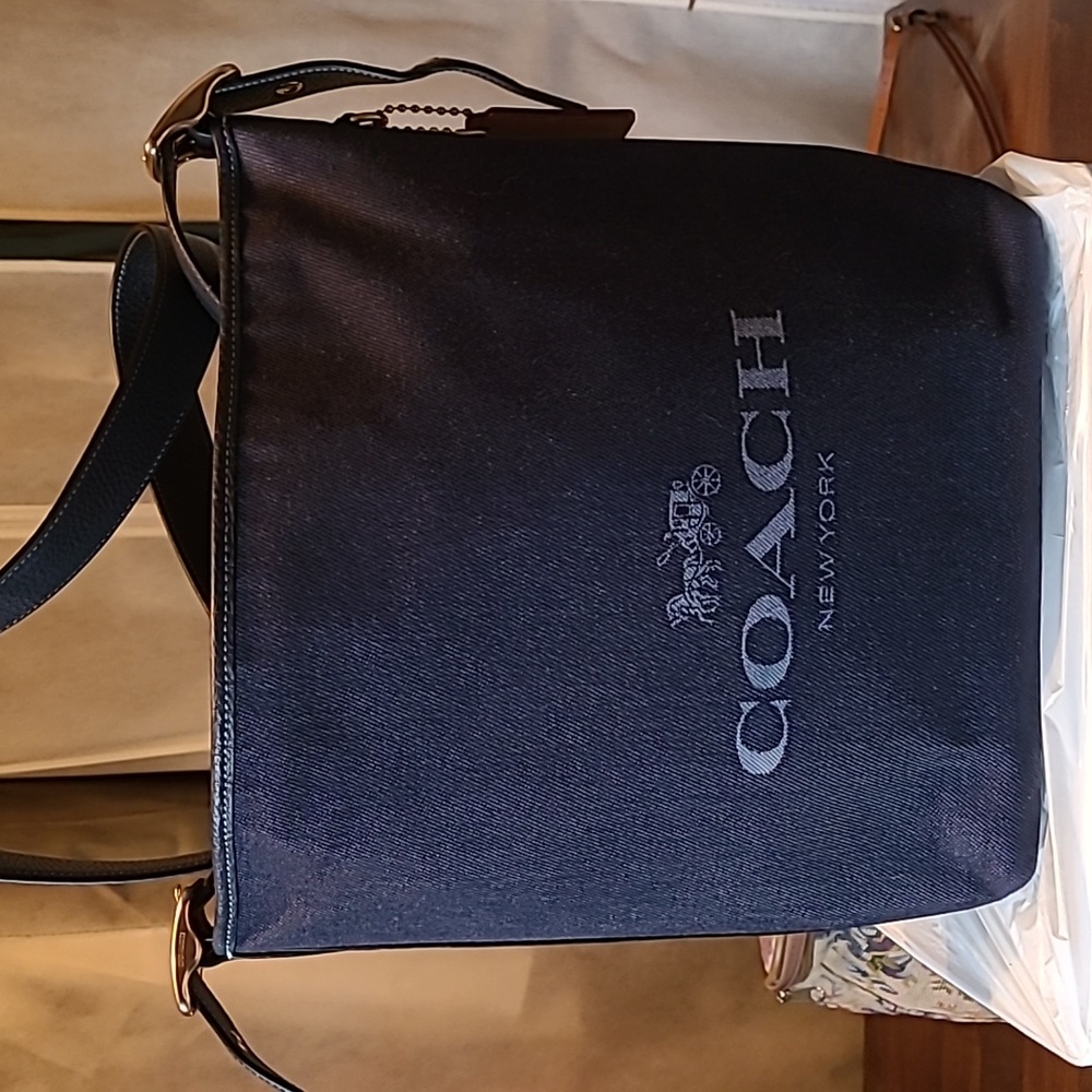 COACH Denim Shoulder Bag and Crossbody - Horse and Carriage